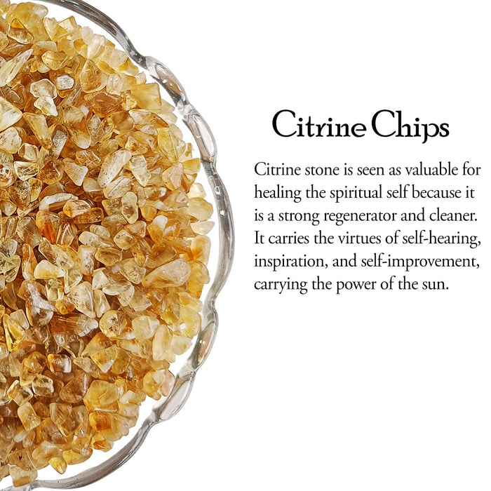 Natural Citrine Chips Stone