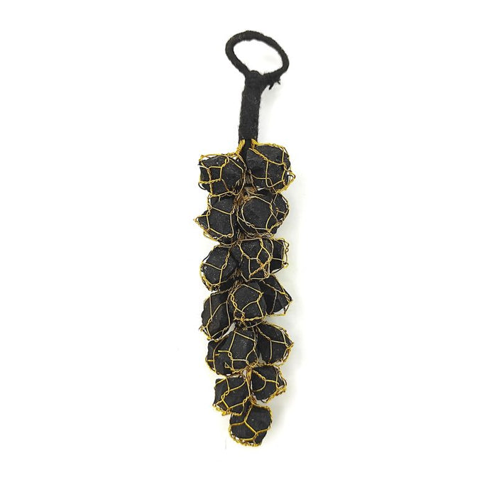 Natural Black Tourmaline Raw Stone Chunks Door Hanging For Protection