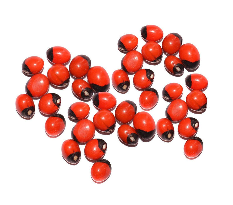 Red Gunja Chirmi Beads