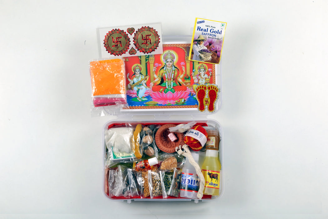 Diwali Lakshmi Puja Kit, 31 Pooja Ingredients for Diwali Puja, All in one Pooja