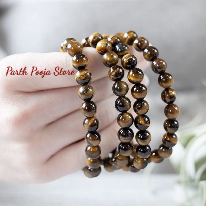Natural Tiger Eye Gemstone Bracelet