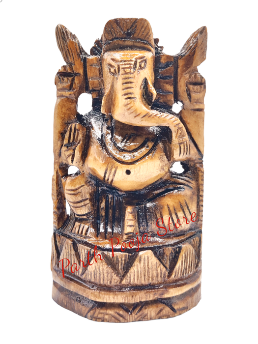 Shriparni Wooden Ganesh Statue