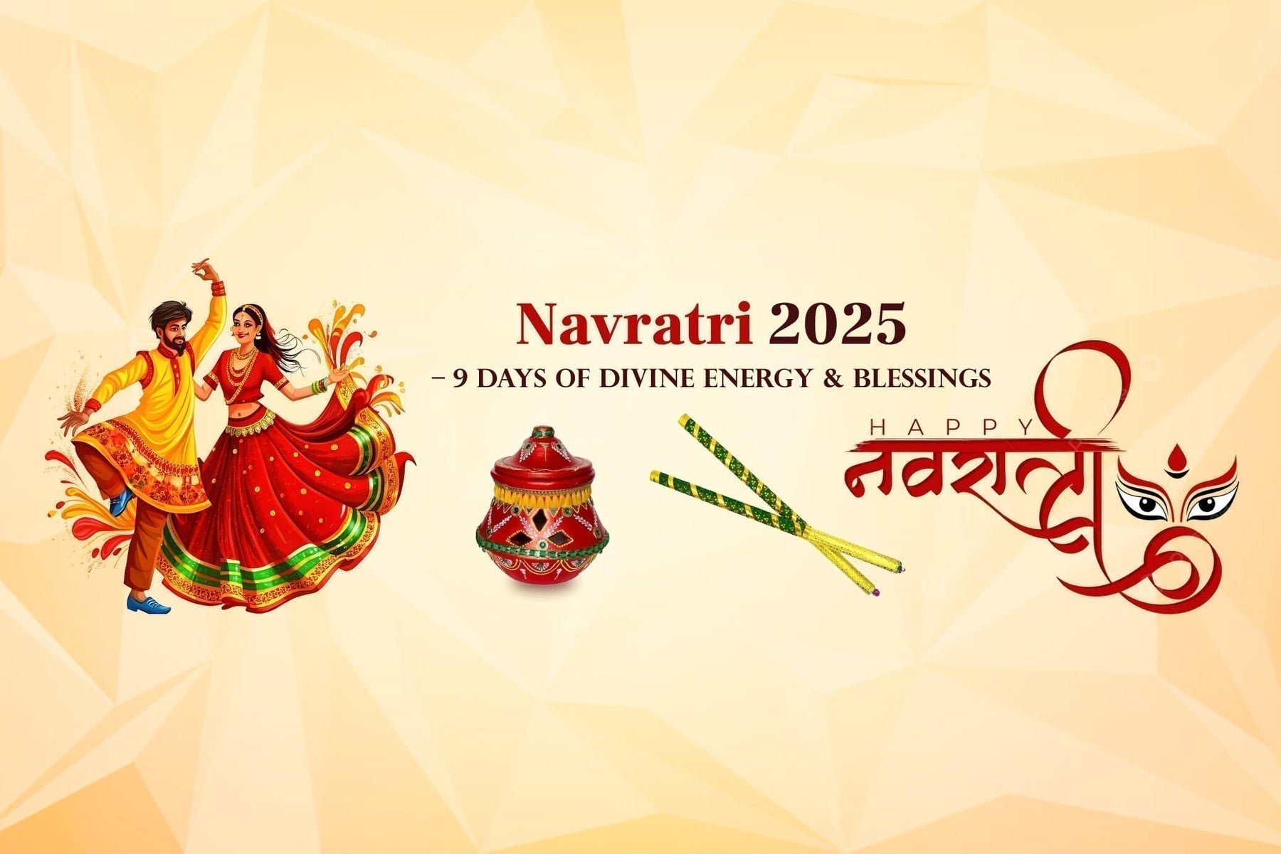 Sharad Navratri 2025 – 9 Days of Divine Blessings, Colors & Prasad