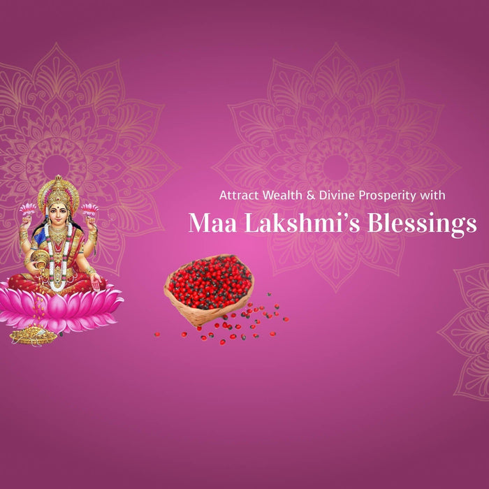 Red Gunja Seeds (Laal Chirmi Beej) – Maa Lakshmi’s Blessings for Wealth, Prosperity & Protection