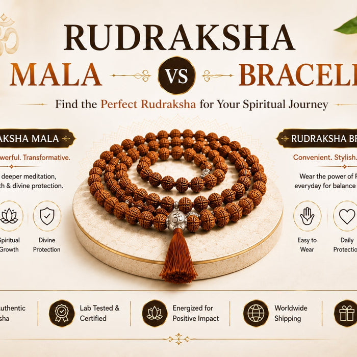 Rudraksha Mala vs Bracelet: Which One Should You Choose?