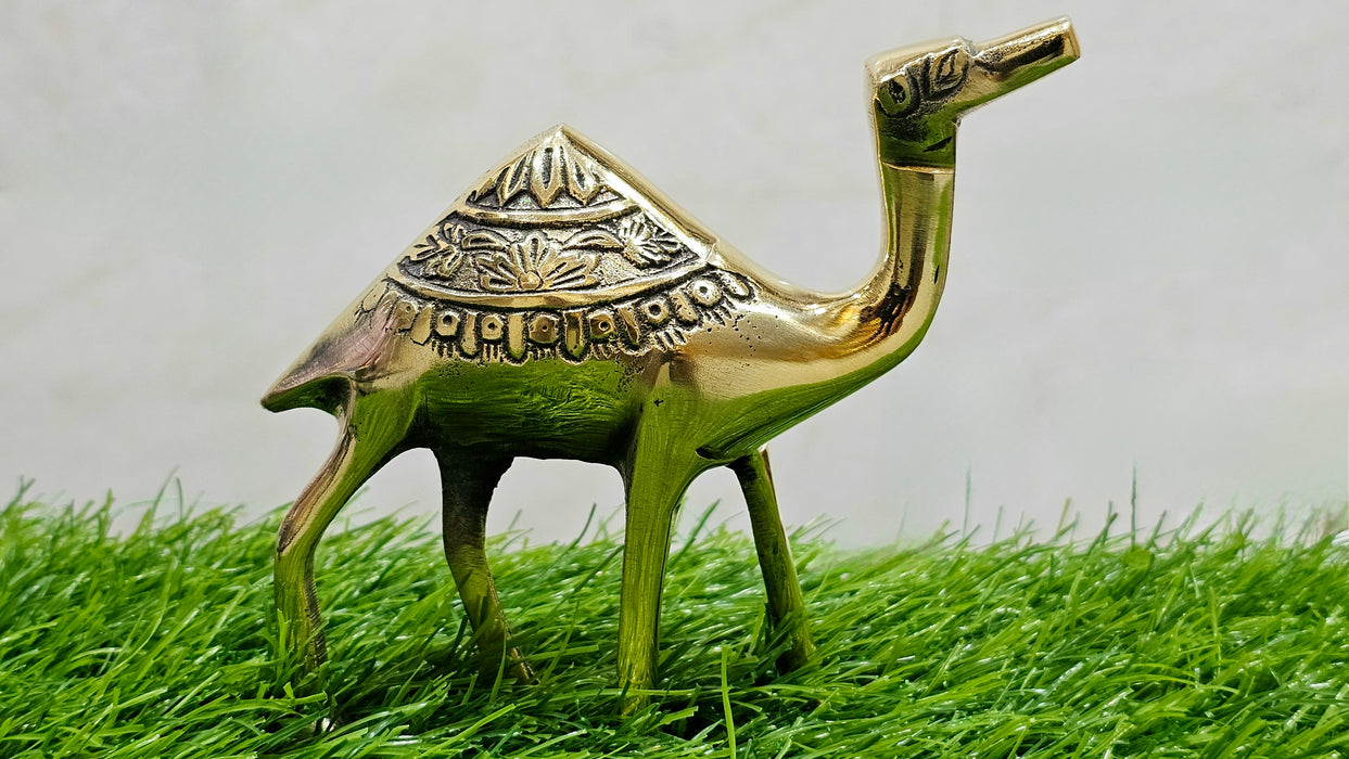 Brass Camel Statue