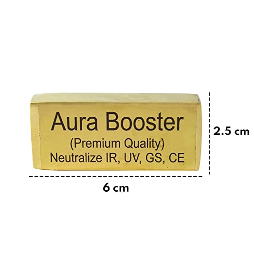 Brass Vastu Aura Booster Neutralize IR UV GS CE for Increase Positivity Energy