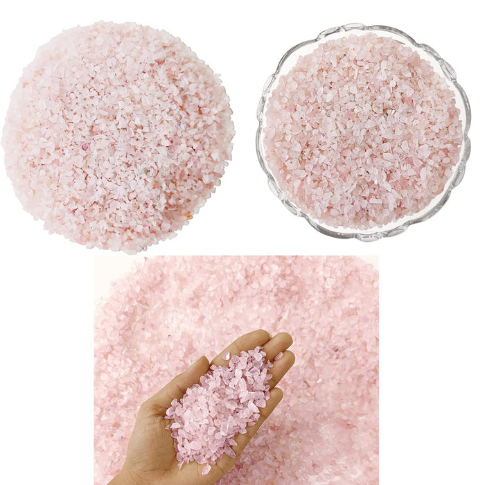 Natural Rose Quartz Chips Stone