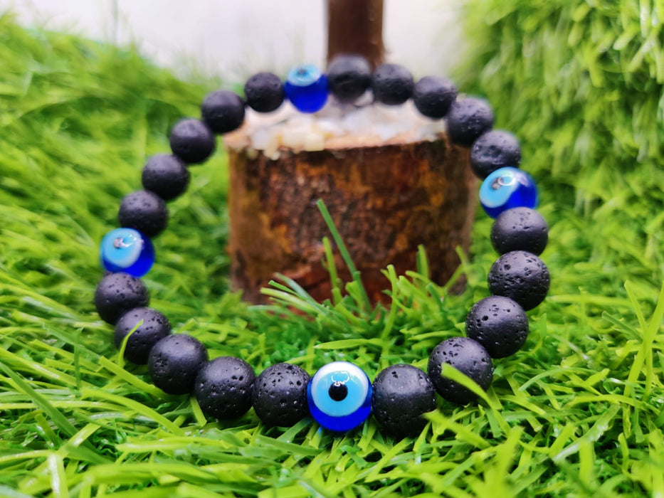 Lava Stone Diffuser Bracelet (White)