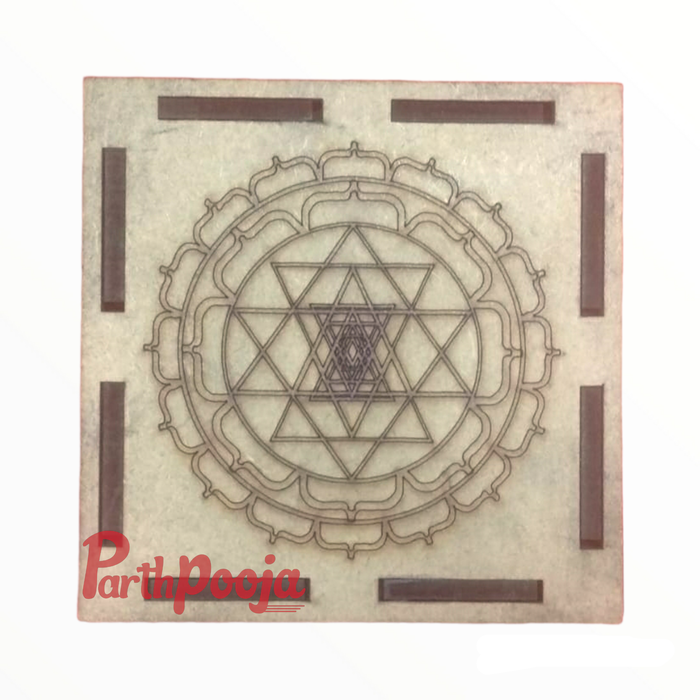 Sri Yantra Sacred Geometry Wooden Box