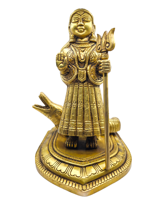 Brass Khodiyar Maa Statue