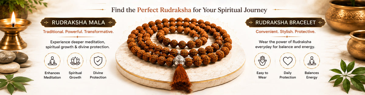 Rudraksha Mala vs Bracelet: Which One Should You Choose?