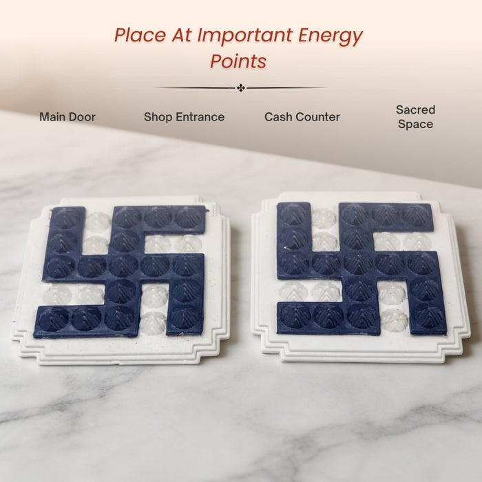 Swastik Pyramid 2.5'' Pair For Vastu Remedies