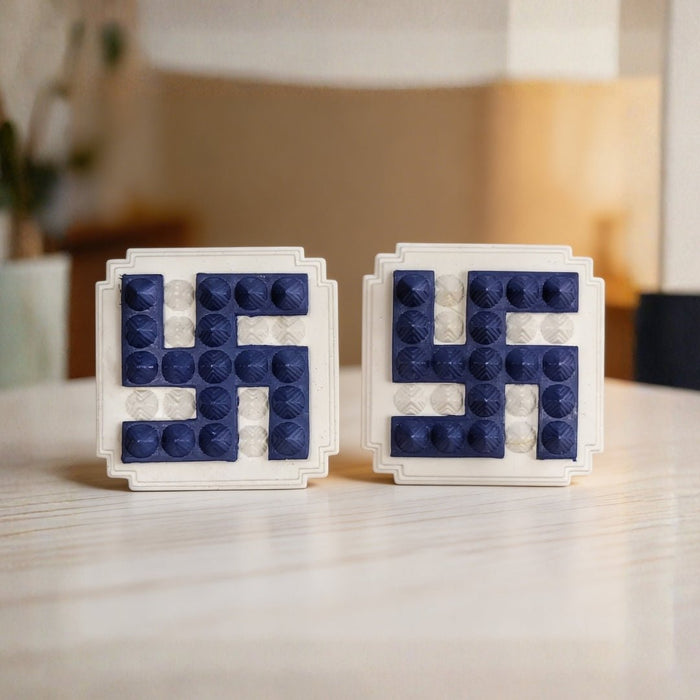 Swastik Pyramid 2.5'' Pair For Vastu Remedies
