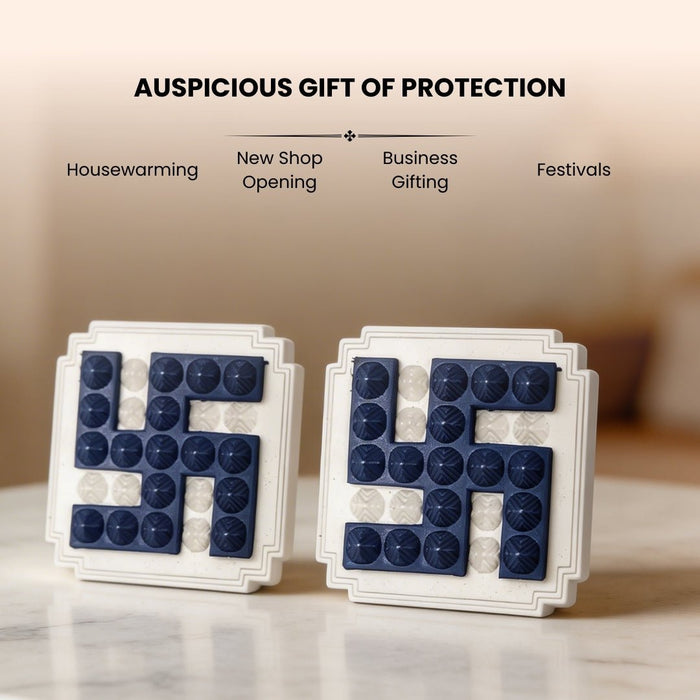 Swastik Pyramid 2.5'' Pair For Vastu Remedies