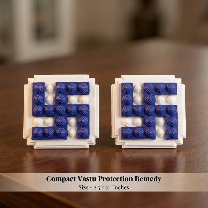 Swastik Pyramid 2.5'' Pair For Vastu Remedies