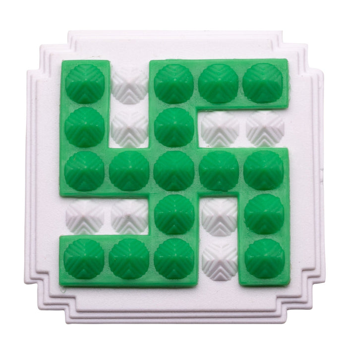 Green Swastik Pyramid 2.5'' Pair Vastu Remedies