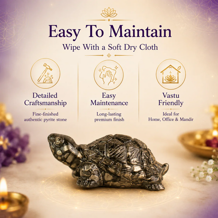 Vastu Pyrite Tortoise (Kachhua)