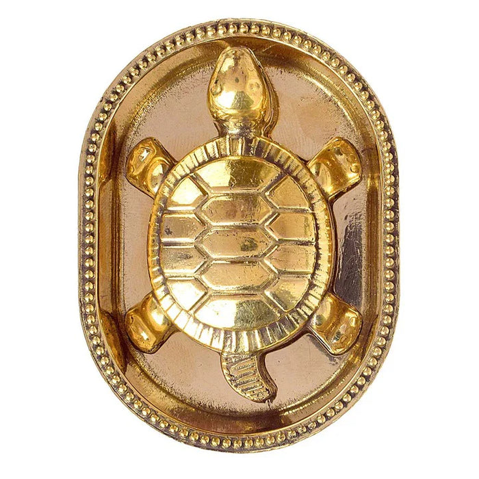 Vastu Feng Shui Brass Turtle For Good Luck (Vastu Kachua/Tortoise)
