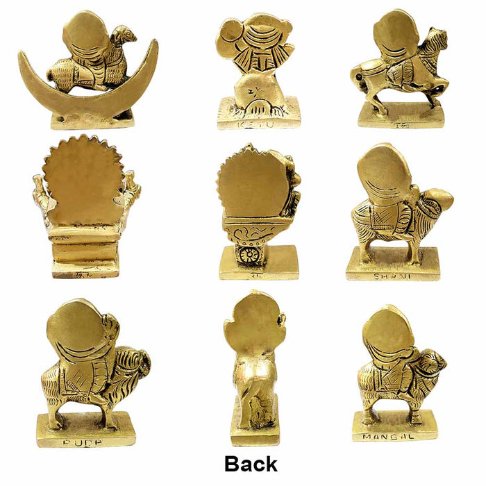 Navagraha Brass Idols Set