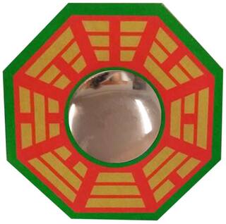 Feng Shui Chinese Convex Vastu Bagua(Pa Kua) Mirror