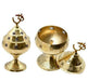 Pure Brass Handicraft Om & Swastik Designed Diya