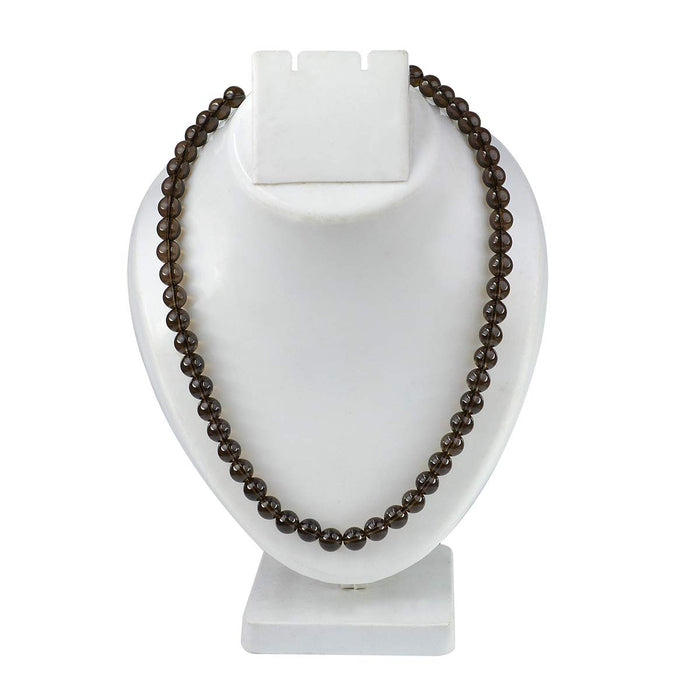 Natural Smoky Quartz Beads Mala