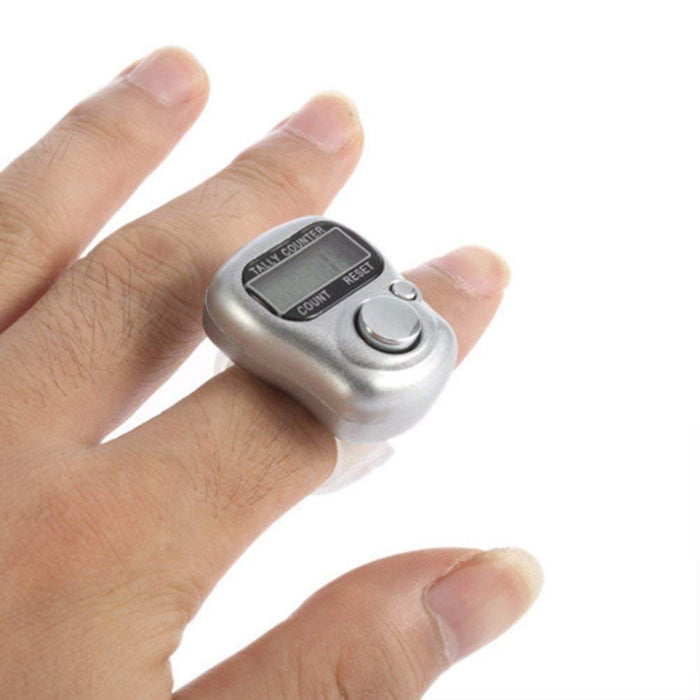 Mini Finger Counter Mini Hand Tally Counter Finger Ring Digital Electronic Head Count,Japa ...