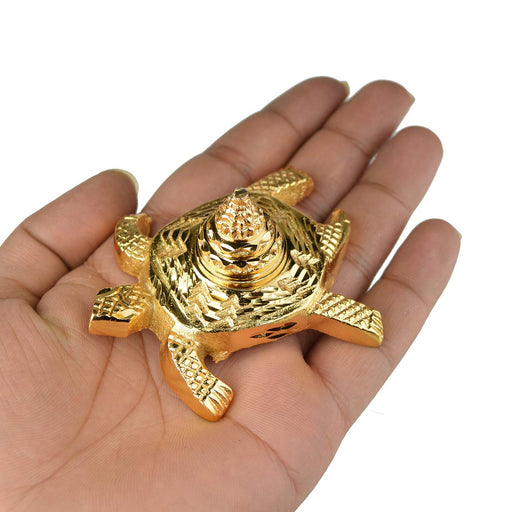 Shree Yantra on Tortoise / Kurma Sumeru Shree Yantra / Kacchua Turtle Shree Yantra for Good Luck and Prosperity