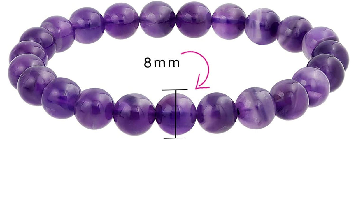 Natural Amethyst Gemstone Bracelet