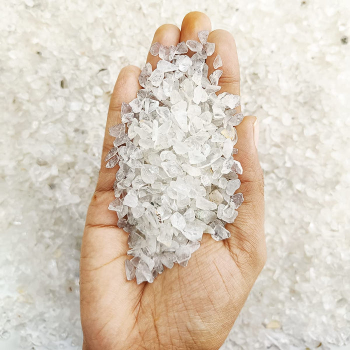 Natural Clear Quartz Chips Stone for Vastu