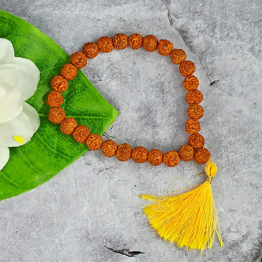 Natural Rudraksha Bracelet 8 mm Bead for Unisex