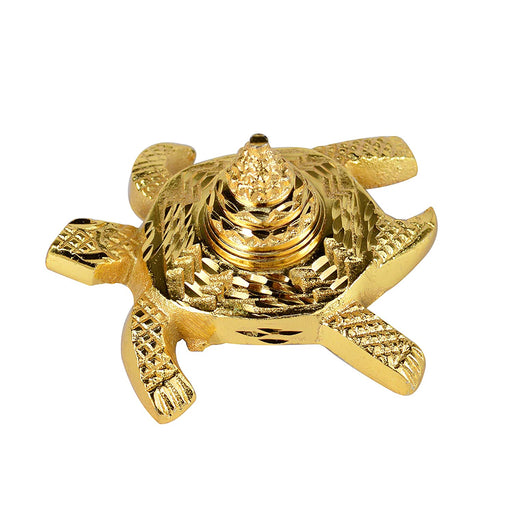 Shree Yantra on Tortoise / Kurma Sumeru Shree Yantra / Kacchua Turtle Shree Yantra for Good Luck and Prosperity