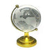 Feng Shui Crystal Globe With Golden Stand For Good Luck