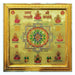 ASHT Lakshami Shree Yantra 24ct Gold Plated yantar in Wooden Frame
