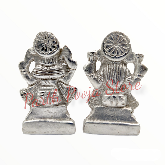 Parad (mercury) Lakshmi Ganesh Idol