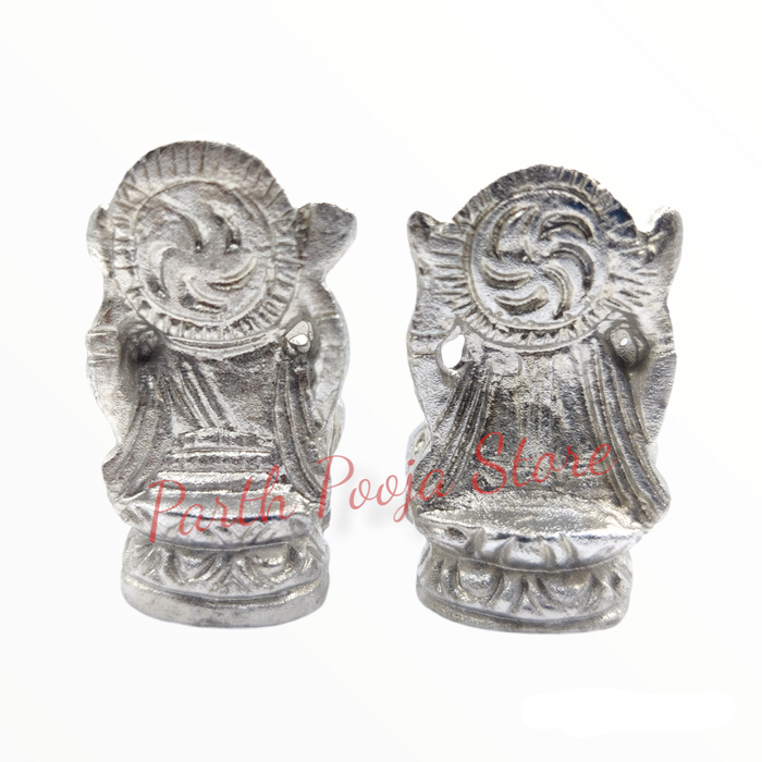 Parad (mercury) Lakshmi Ganesh Statue/Idol