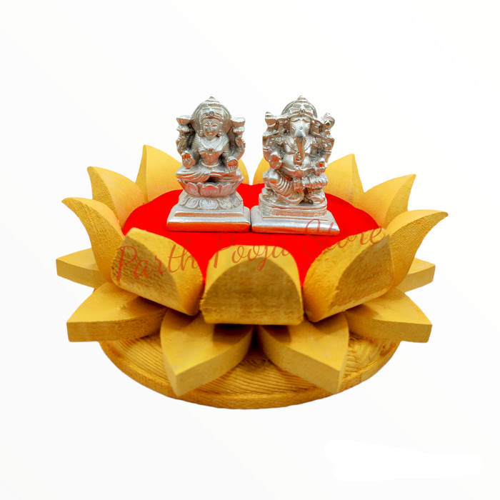 Parad (mercury) Lakshmi Ganesh Statue