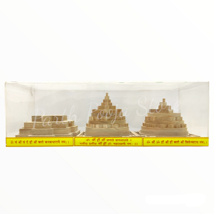 3D Shriparni Kuber , Sri yantra and Kanakdhara yantra