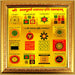 Shree Sampoorn Vyapar Vridhi Yantra in Golden Paper with Wooden Frame Yantra