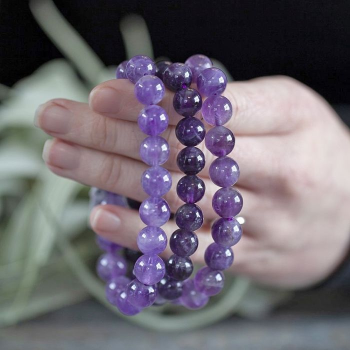 Natural Amethyst Gemstone Bracelet