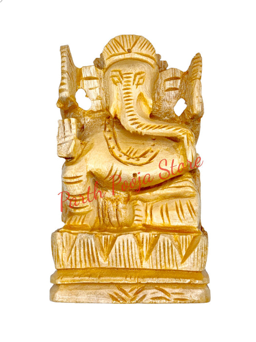 Shriparni Wooden Ganesh Statue